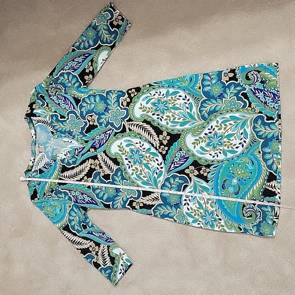 Paisley print dress